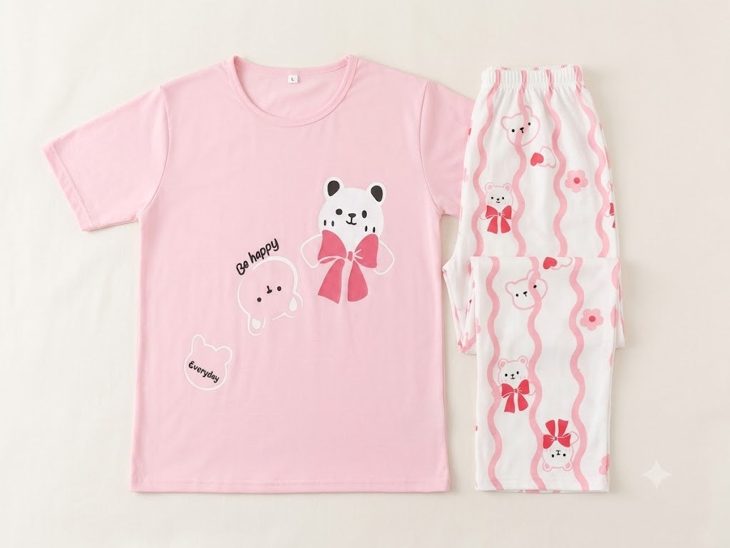 Bunny Dreams™ Pink Pajama Set | Teen Nightwear